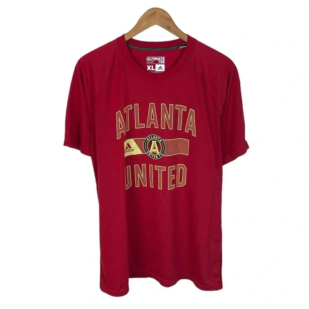 TS194 Men’s Adidas Ultimate Atlanta United MLS Performance Soccer T Shirt XL